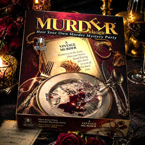 Vintage NEW 1994 Murder A La Carte Party Game Sealed BePuzzled Dinner Mystery